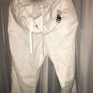 Tasso Elba Men’s Linen Drawstring Pants